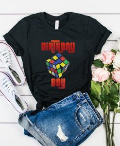 Rubik Cube Birthday Boy t shirt