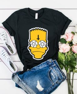 Satanic Bart Simpson t shirt