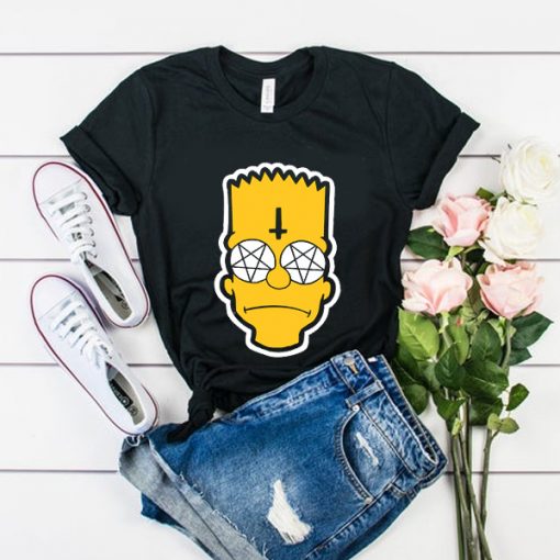 Satanic Bart Simpson t shirt