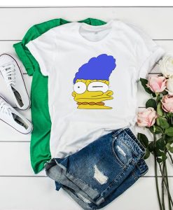 Stretched Marge Simpson t shirt