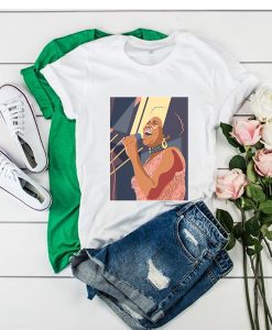 Aretha Franklin Portrait t shirt