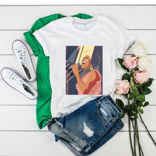 Aretha Franklin Portrait t shirt