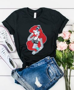 Ariel Daddy's Lil Mermaid Tattoo t shirt