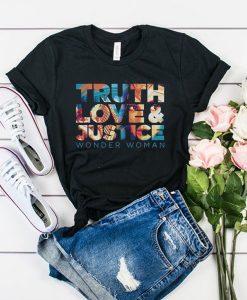 DC Comics Wonder Woman 1984 Truth Love And Justice t shirt