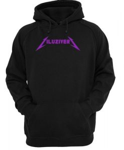 Lil Uzi Vert purple logo hoodie