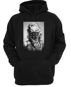 Marilyn Monroe Black Bandana hoodie