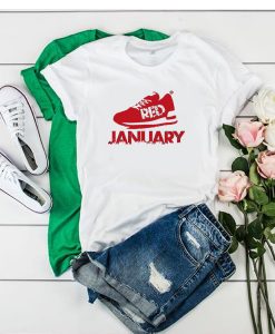 RED January t shirt