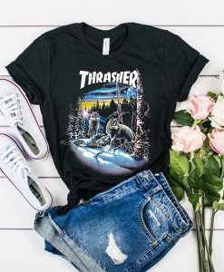 Thrasher Magazine 13 Wolves t shirt