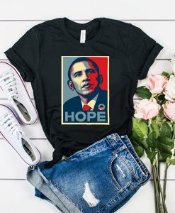 US President Barack Obama Hope t shirt