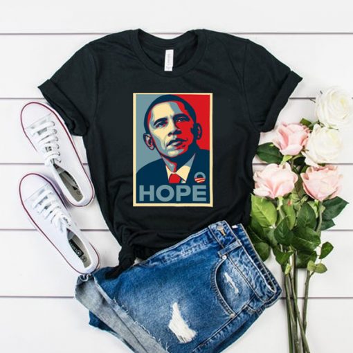 US President Barack Obama Hope t shirt