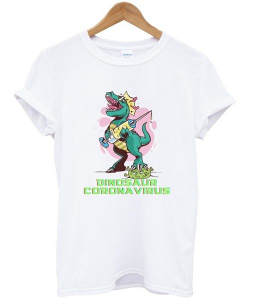 dinosaur coronavirus t shirt