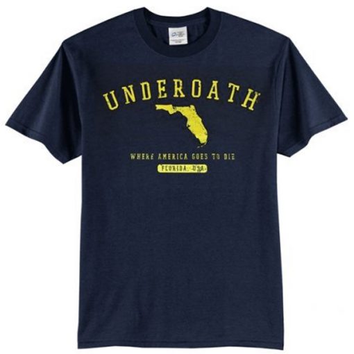 underoath florida where america goes t shirt