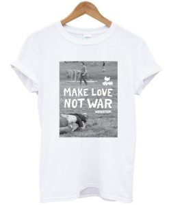 Make Love Not War Woodstock t shirt