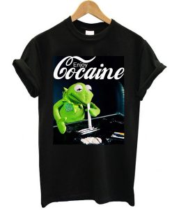 Night Out Cocaine Kermit the Frog Parody t shirt