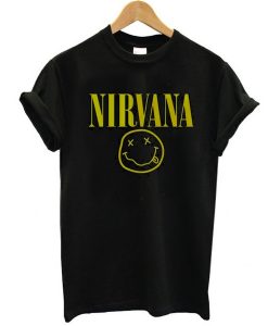 Nirvana logo t shirt