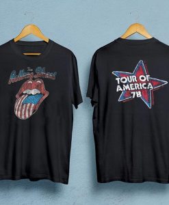 The Rolling Stones Tour Of America ’78 Two Sided t shirt