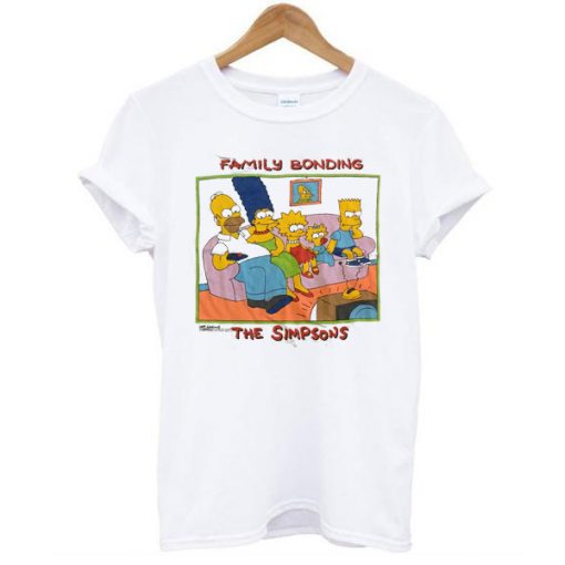 Vintage 1989 The Simpsons Family Bonding t shirt