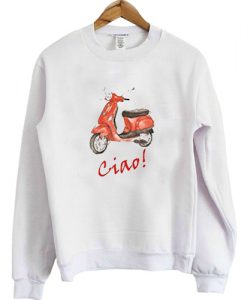 ciao vespa sweatshirt