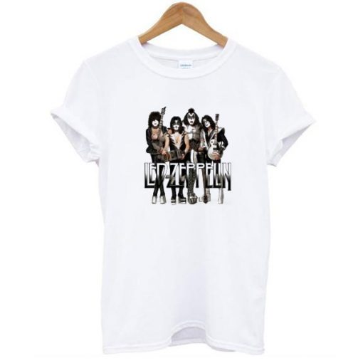 KISS Led Zeppelin Parody t shirt