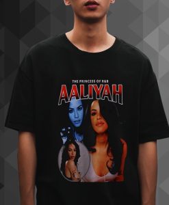 The Princess of R&B Aaliyah t shirt