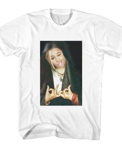 cardi b art t shirt