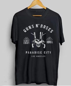 GNR Paradise City Los Angeles t shirt