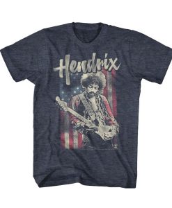 Jimi Hendrix Flag Vintage t shirt