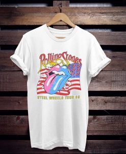 Rolling Stones Steel Wheels Tour t shirt
