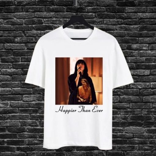 Billie Eilish The Happier Than Ever The World Tour 2022 t shirt