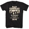 Bad Company Live in Concert 1976 t shirt