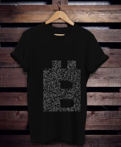 Binary Logo Bitcoin t shirt