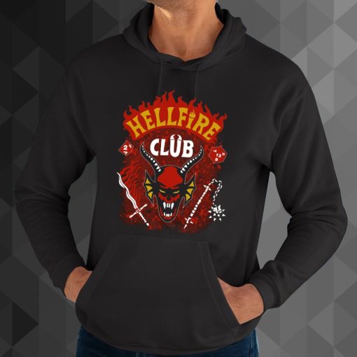 Stranger Things 4 Hellfire Club Baseball hoodie