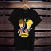 Beavis and Butt-Head Rock Out Us Flag t shirt