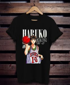 Anime Haruko Akagi Slam Dunk t shirt