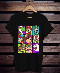 Men's Nintendo Mario Cast t shirt