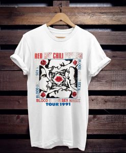 Red Hot Chili Peppers BLOOD SUGAR SEX MAGIK TOUR 1991 t shirt