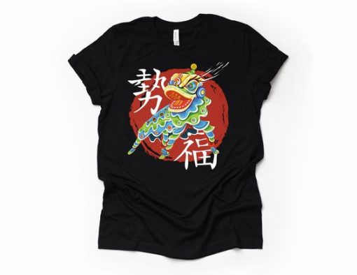 Chinese Lion Dance t shirt