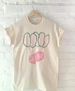 Beet t shirt, vegetable screen shirt