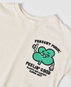 Present Mood Feelin' Good graphic sweatshirt