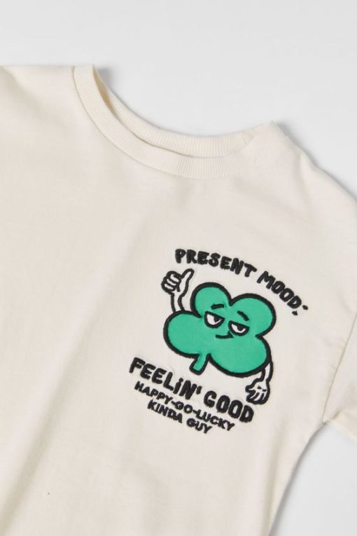 Present Mood Feelin' Good graphic sweatshirt