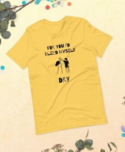 Coldplay Yellow t shirt