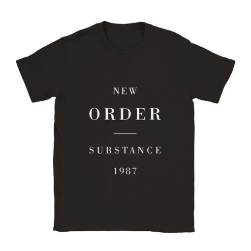 New Order Substances 1987 t shirt