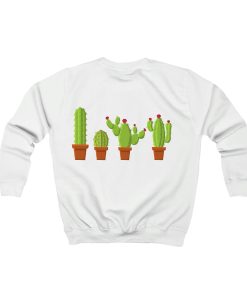 Cactus Pattern Sweatshirt TPKJ1