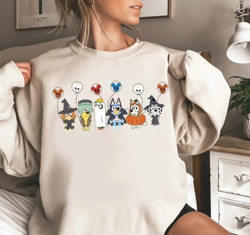 Bluey Trick Or Treat Halloween 2023 Sweatshirt