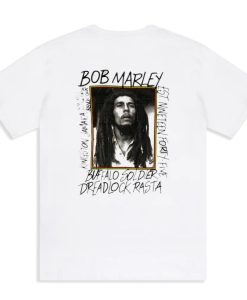 Bob Marley T Shirt Back