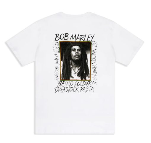 Bob Marley T Shirt Back