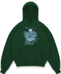 Green Spider Hoodie