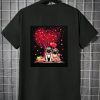 Official Couple Purge Costume Valentine's Day Tree Cute Hearts T shirt
