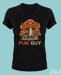 Fun Guy Funny Vintage Mushroom T-shirt AL