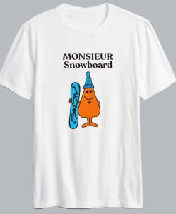 Monsieur Snowboard T Shirt